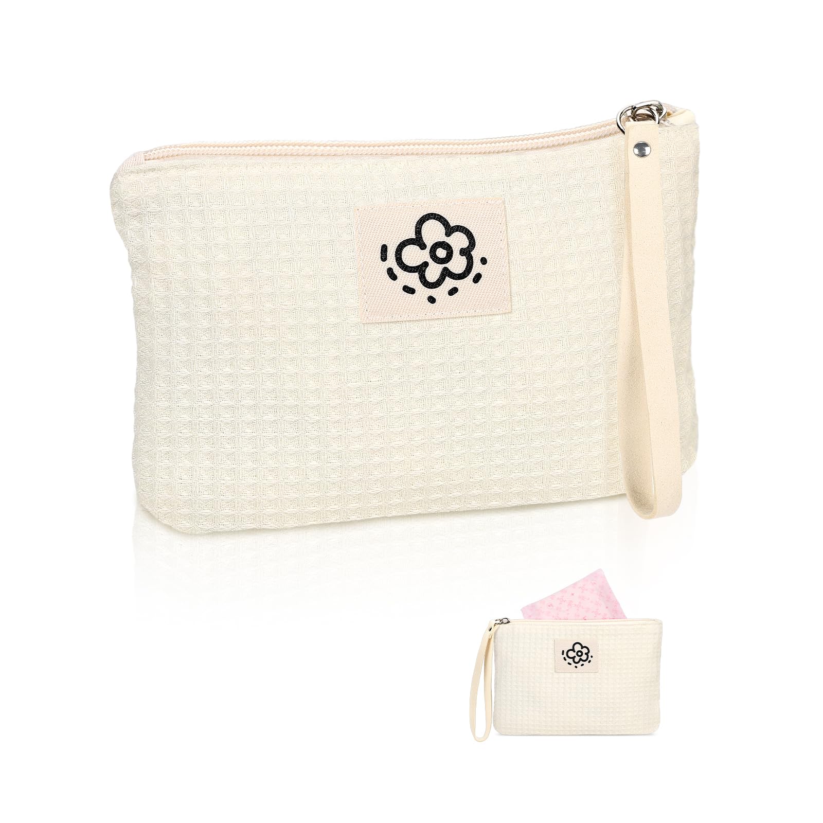 Waffle Period Pouch Discreet Sanitary Napkin Storage Bag