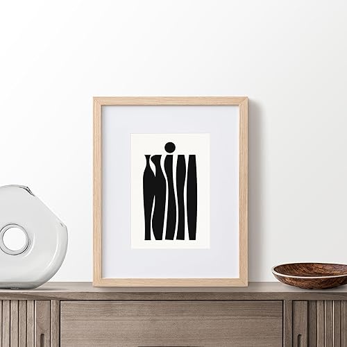 Vista 128 de Marco de fotos de 5 x 7, marco de 5 x 7 pulgadas, marco de 4 x 6 pulgadas, acabado de chapa de madera, marco de fotos de 5 x 7 pulgadas con paspartú