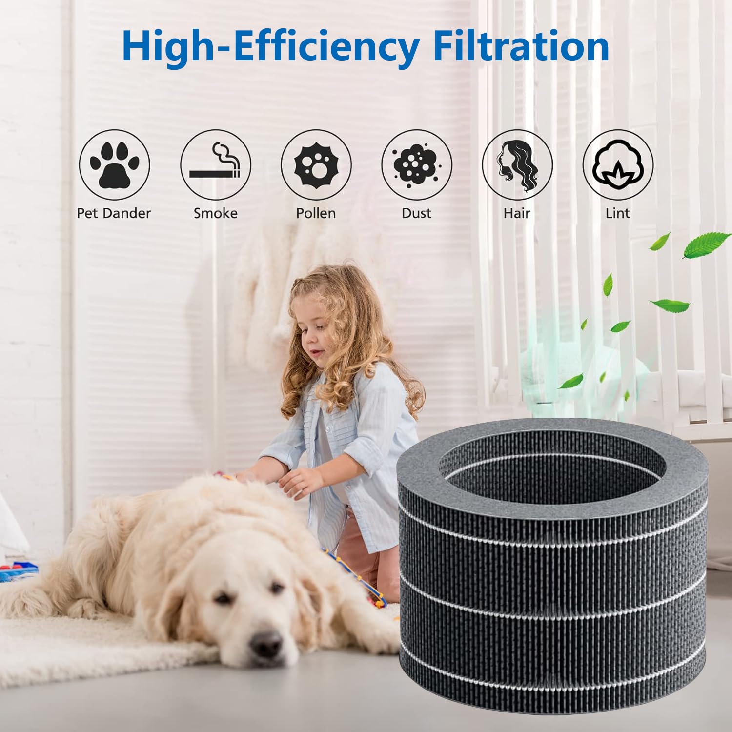 FY3401 - Filtro de repuesto para Philips 3400 Series AC3421/13 AC3420/10 2 en 1 purificador de aire y humidificador de repuesto HEPA (2 unidades)