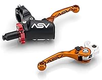 Vista 3 de ASV Unbreakable F4 Off-Road Embrague y palanca de freno w/PRO Perch # BC F41306PX - Azul