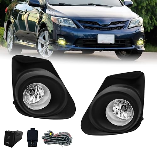 Miniatura 7 de Faros antiniebla LED OEM compatibles con Camry SE XSE 2021 2022 2023 2024 solamente, incluye (2) lámparas antiniebla LED, cubiertas de bisel negro