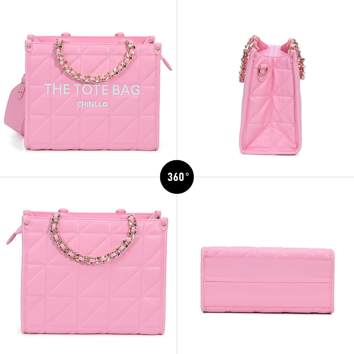 Tote Bag for Women Top Handle Satchel Purse and Handbags with Shoulder Strap - Image 6