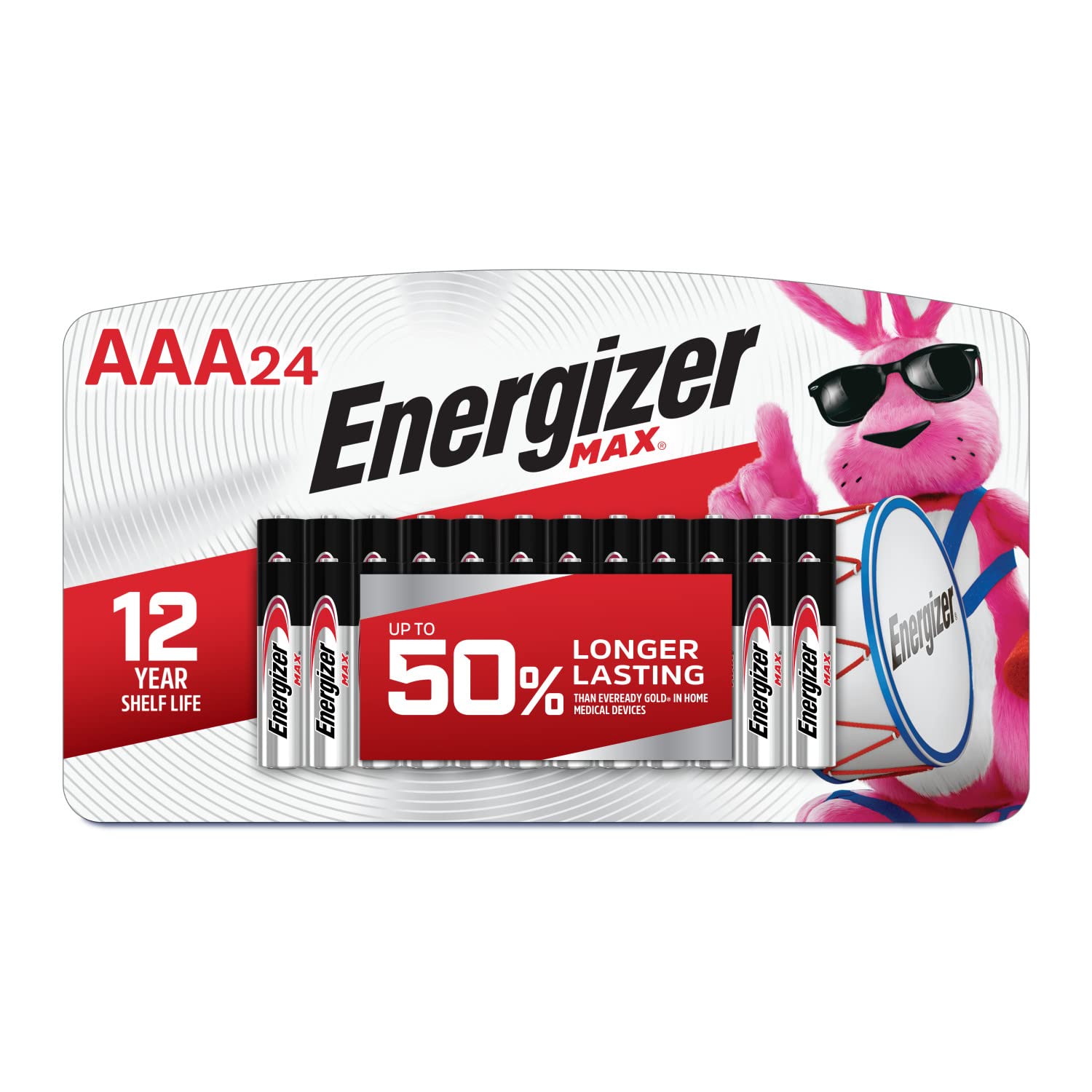 24 Pack of Energizer MAX AAA Alkaline Batteries