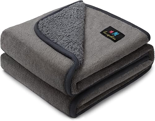 Manta impermeable para mascotas, manta líquida a prueba de orina para sofá, cama, sofá, reversible, funda protectora de muebles de forro polar