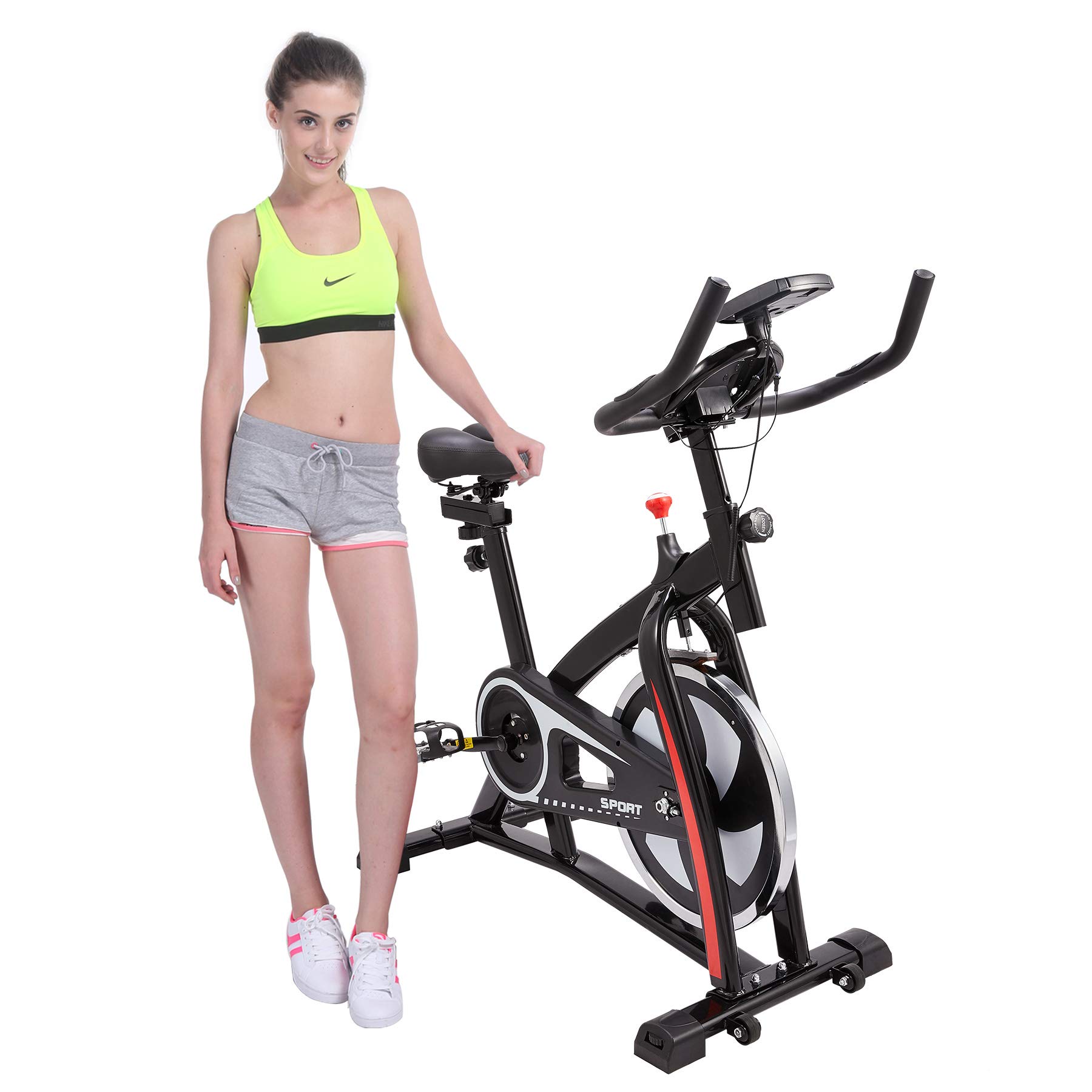 Buy ZELUS Exercise Bike for Home, 6kg 10kg Flywheel Indoor Cycling Bike
