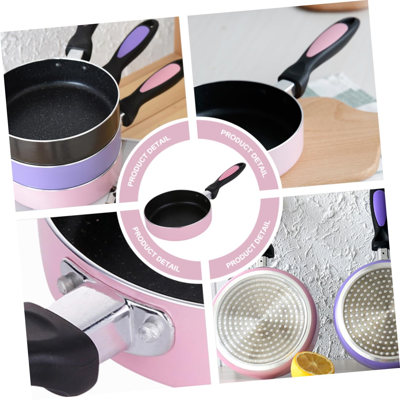 Unomor 1Pc Non Stick Mini Frying Pan Coating for Induction Gas Cookers for Cooking Eggs Pancakes Reliable Kitchen Essential