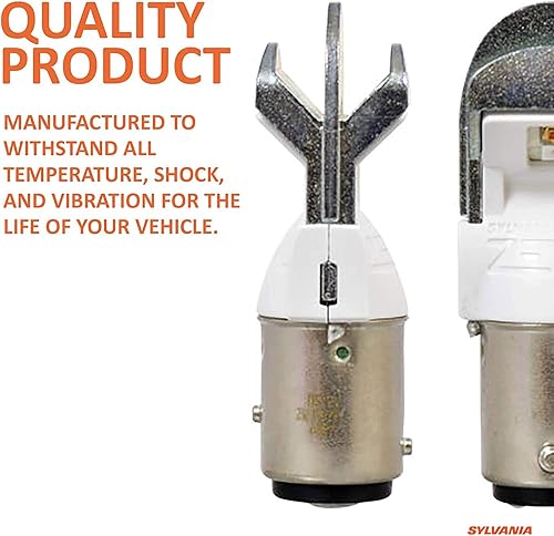 Miniatura 55 de Focos de luz LED blanca x 2 unidades, Sylvania Zevo 921 T-10 W5W, 1156, Blanco