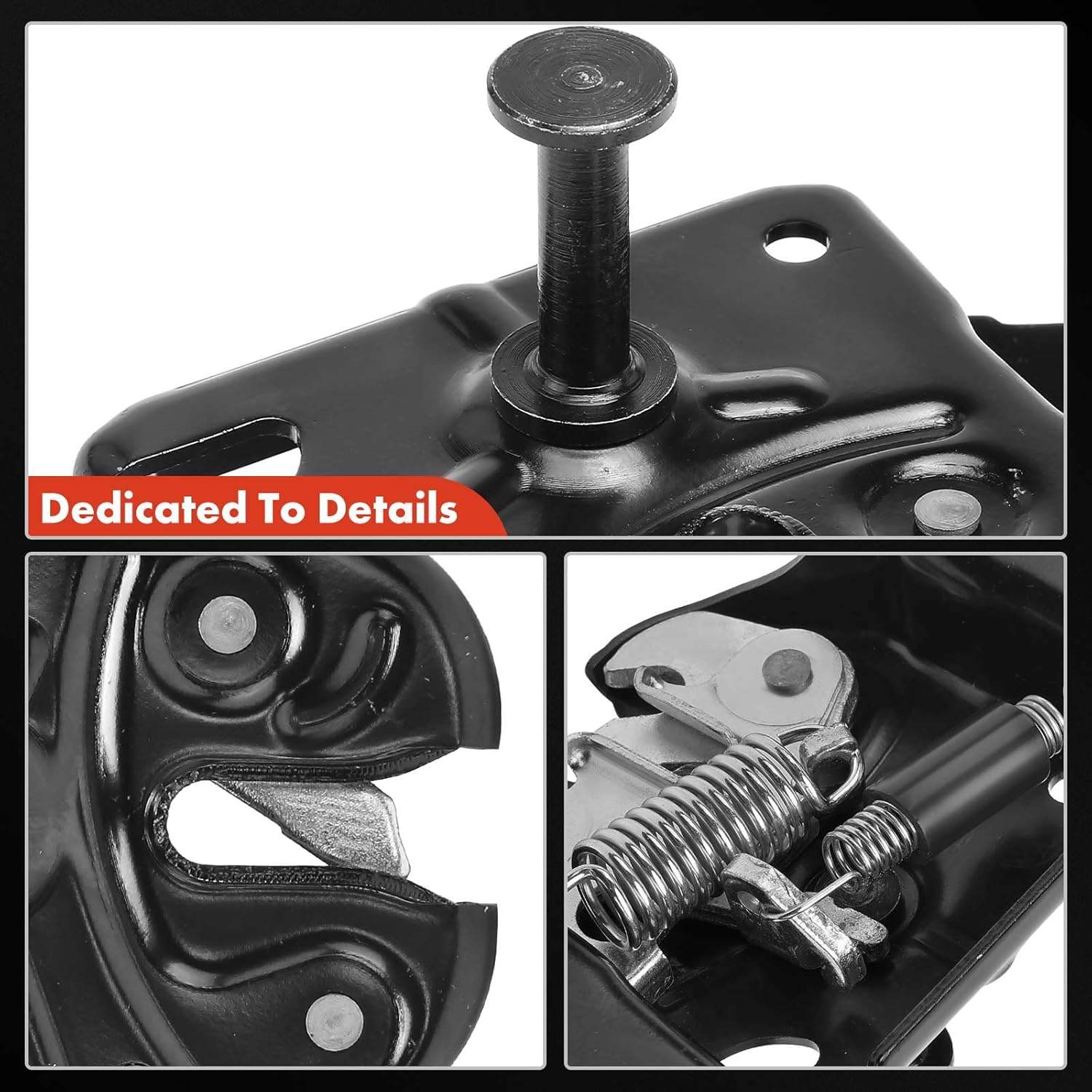 A-Premium Hood Latch Lock Compatible with Chrysler Town & Country 2008-2016 & Dodge Grand Caravan 2008-2019 & Ram C/V 2012-2015, Front Hood Lock Engine Bonnet Latch Assembly