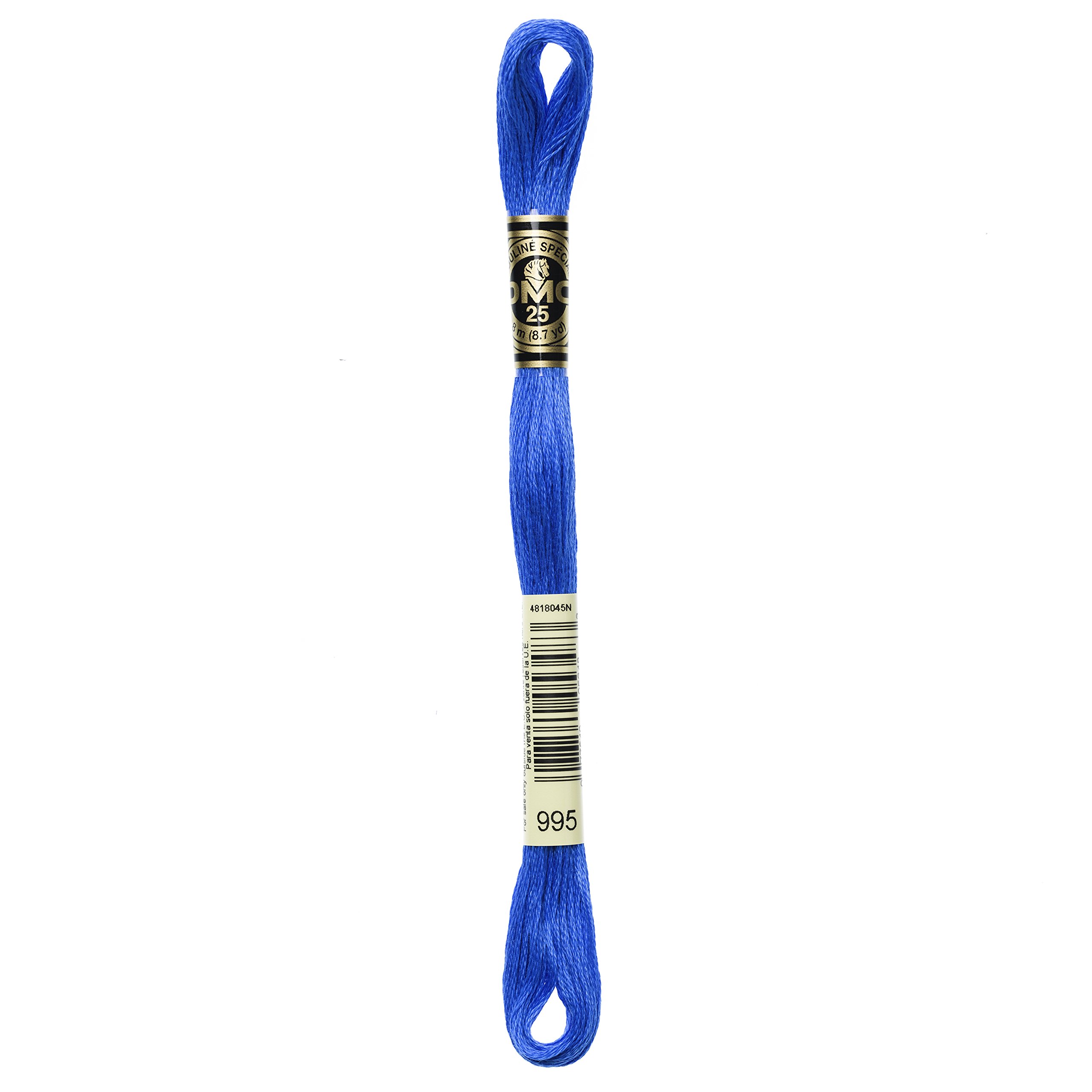 DMC 117-995 6 Strand Embroidery Cotton Floss, Dark Electric Blue, 8.7-Yard