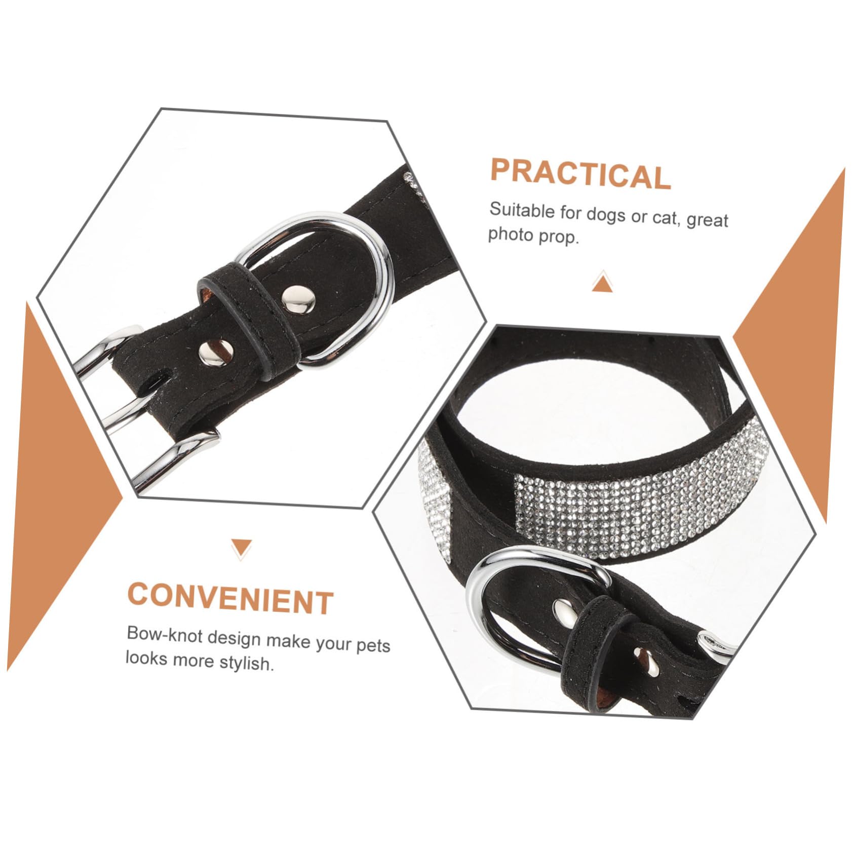INOOMP 3 Stück Haustierhalsband-Halskette Mit Schleifenknoten-Material Haustierhalsband Stilvolles Und Bequemes Haustierzubehör