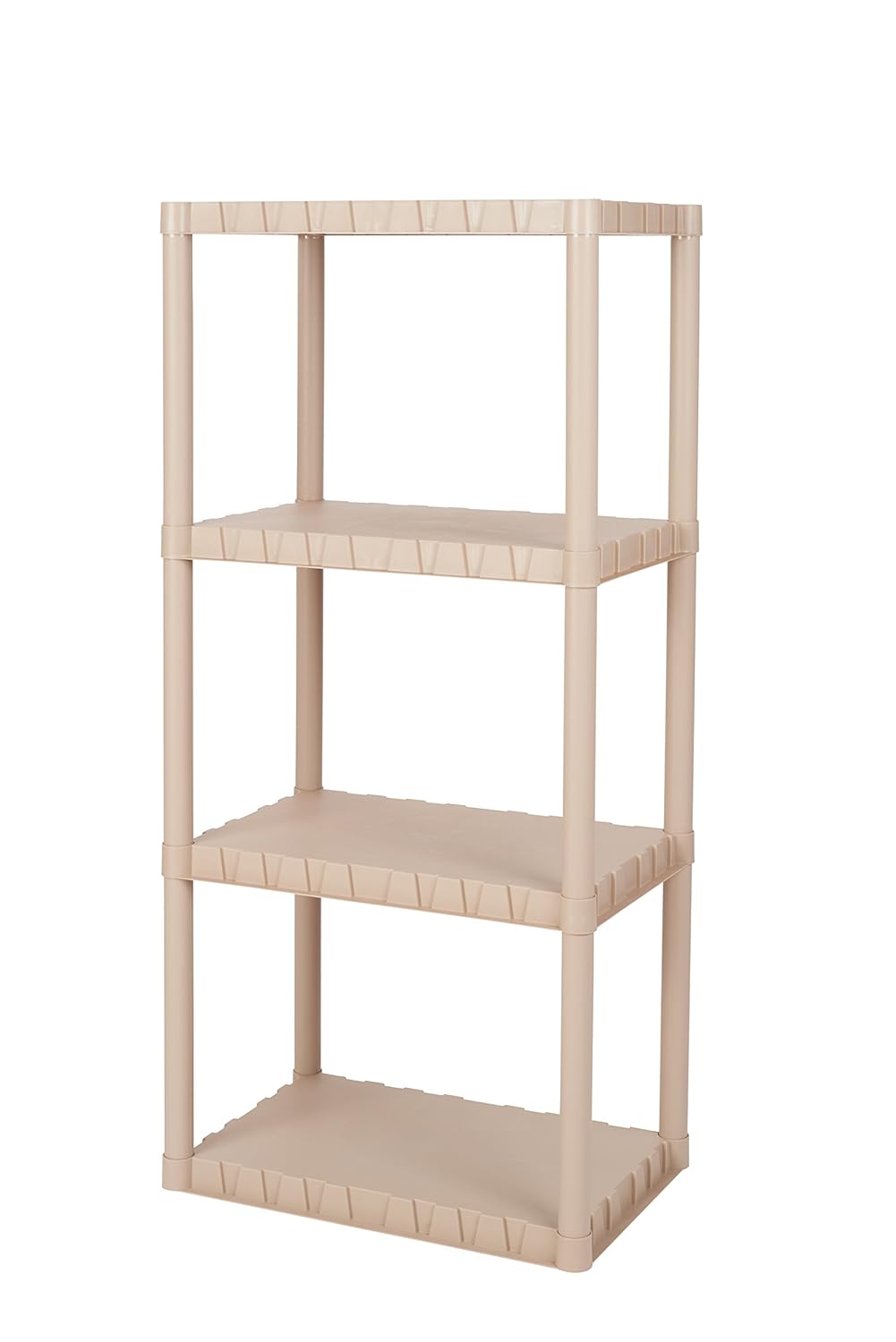 Keter 4Tier 23 W x 15 D x 49 H Freestanding Plastic Shelving Unit