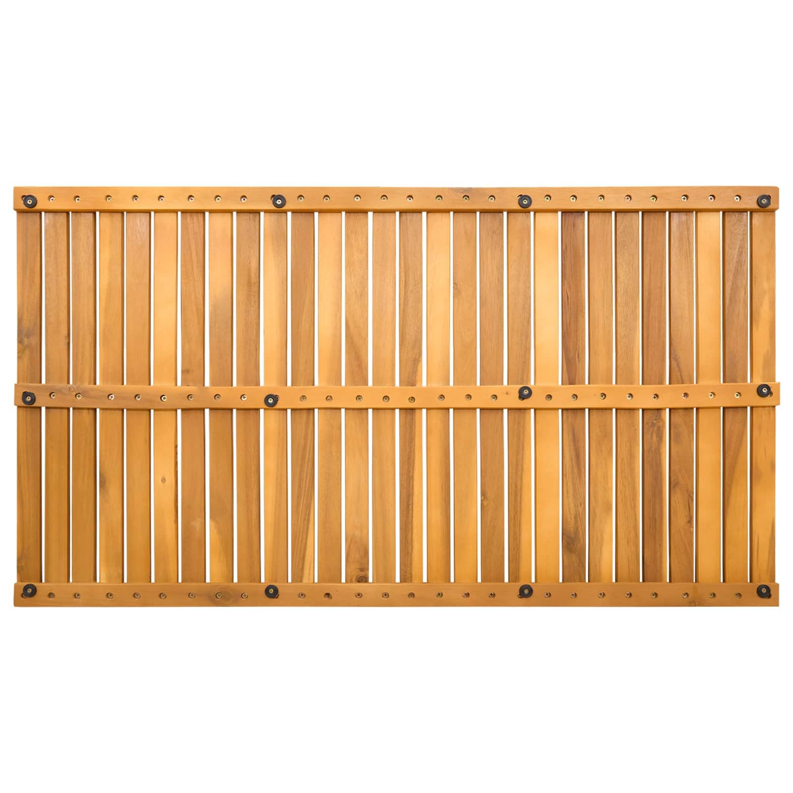 Solivagant Badematte Uni Braun 100 x 55 cm Holz, Badzubehör,Badematten Badteppiche, 5 kg-42025257