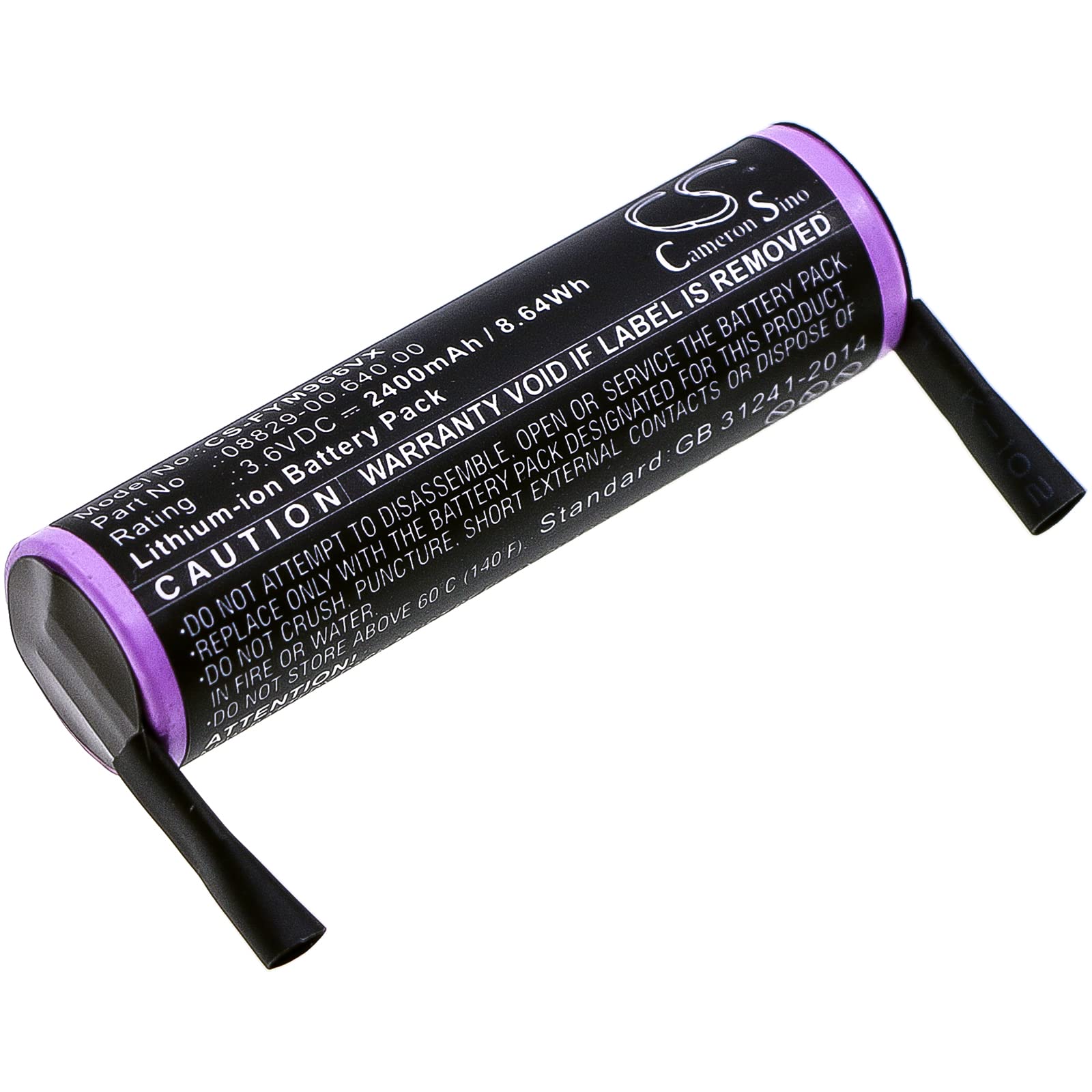 JIAJIESHI Battery 2400 mAh / 8.64 Wh, replacement battery suitable for Flymo 9668616-01, Freestyler 08829-00.640.00
