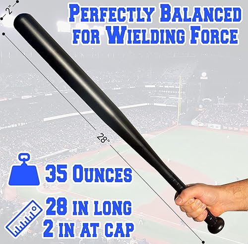Miniatura 8 de Aluminum Baseball Bat - 28-30 Inch 35 Oz - Softball, Self Defense, Batting Practice, Pickup Games and Home Security - Metal Tball Bat