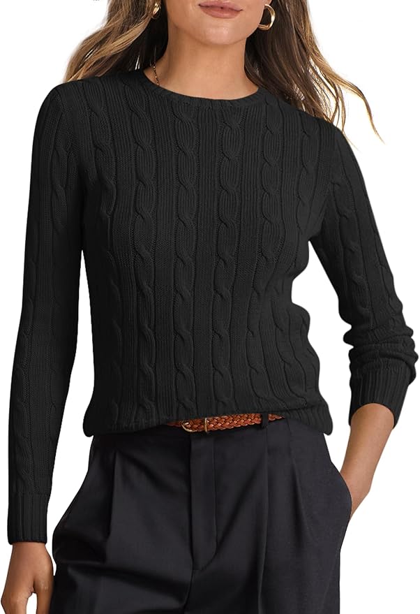 Women's fine-knit sweater