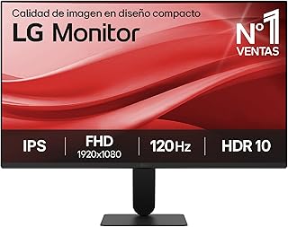 LG 24U411A-B - Monitor 24", IPS, 1920x1080, 16:9, 120Hz, 5 ms, Sem Portas, AMD FreeSync, Super Resolução+, Estabilizador de Preto, 250 CD/m², 1000:1, Inclinação Fixa, Branco