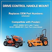 Vista 2 de 576452801 Soporte de mango de control de accionamiento, control de montaje compatible con cortacésped Husqvarna Zero Turn EZ4824 MZ6128 RZ5424 y más