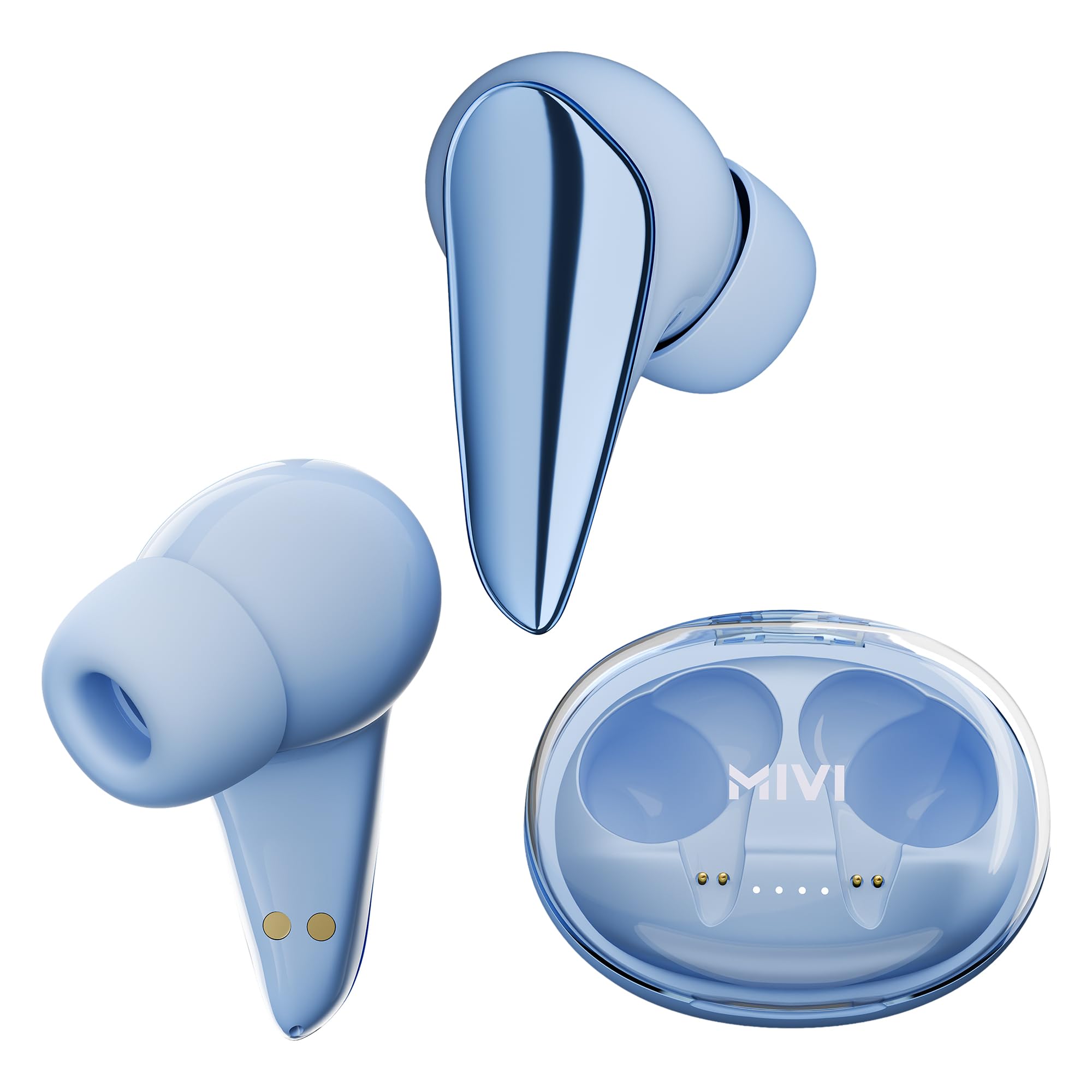Mivi DuoPods Wave: 70H Playtime & AI ENC -9 Mivi DuoPods Wave: 70H Playtime & AI ENC -9