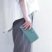 Amazon | [アトリエヌウ]長財布 レディース 薄い 厚さ5mm 小さめ