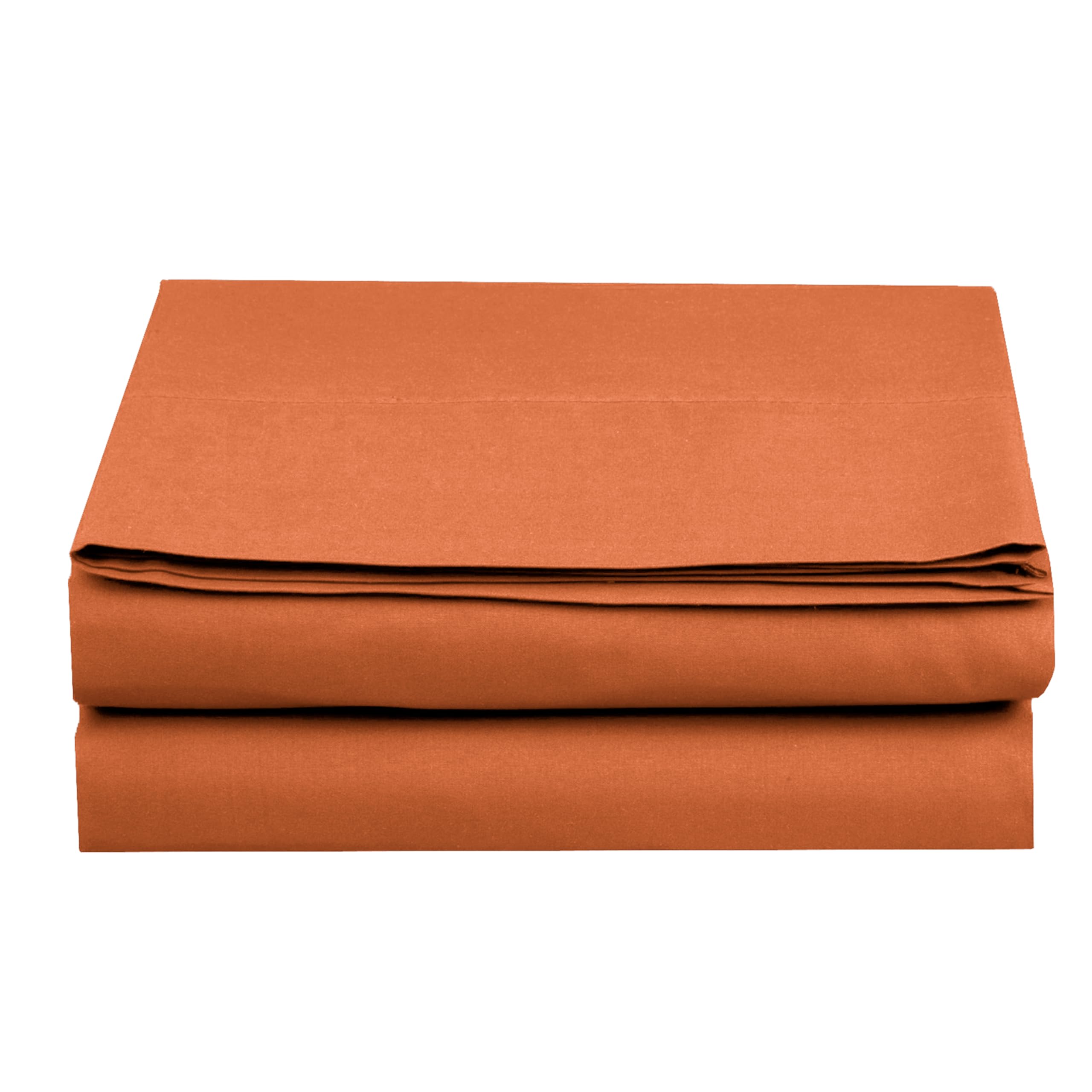 Elegant Comfort Premium Hotel Quality 1-Piece Flat Sheet, Luxury and Softest 1500 Premium Hotel Quality Microfiber Bedding Flat Sheet, Wrinkle-Free, Stain-Resistant, King, Coral