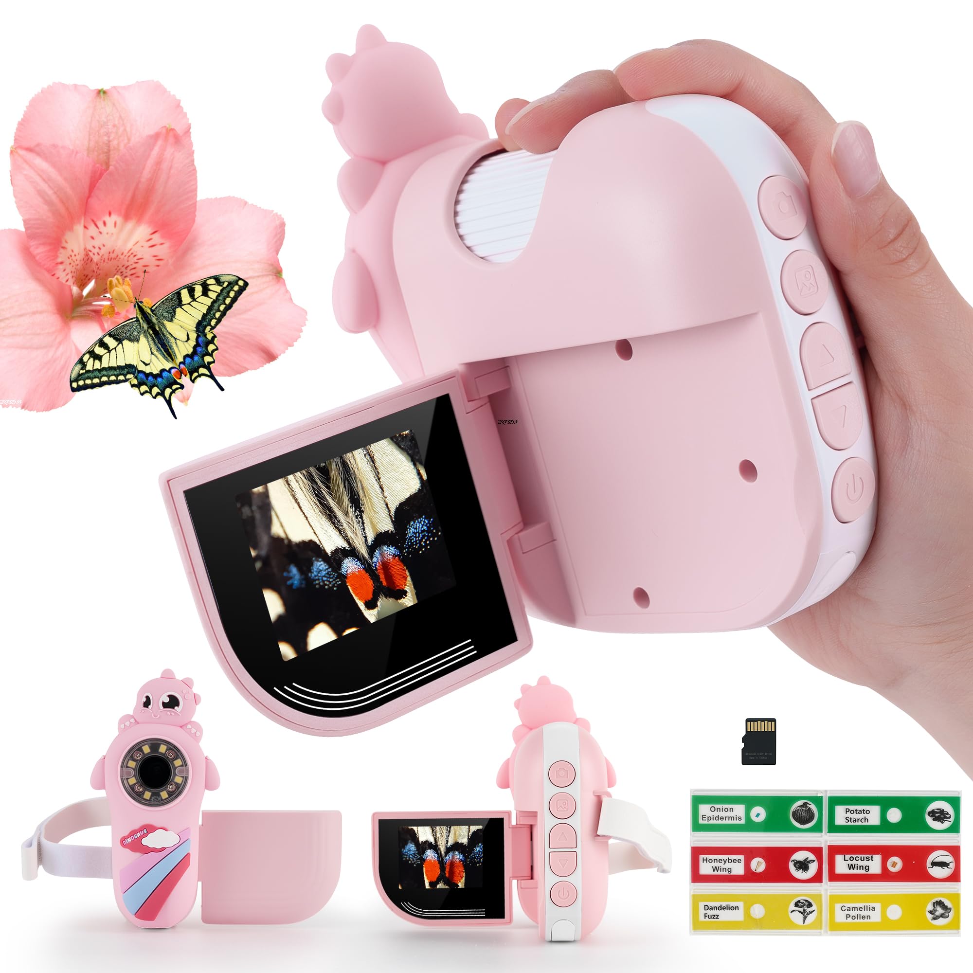 Amazon.com: TINYLENS Dino Microscope for Kids, 1000x Portable