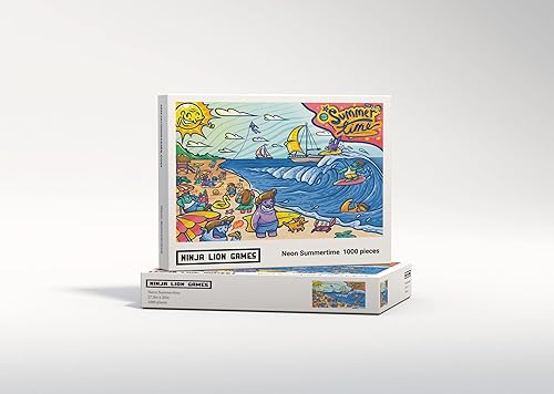 Miniatura 2 de Neon Summertime - Rompecabezas de 1000 piezas Ninja Lion Games