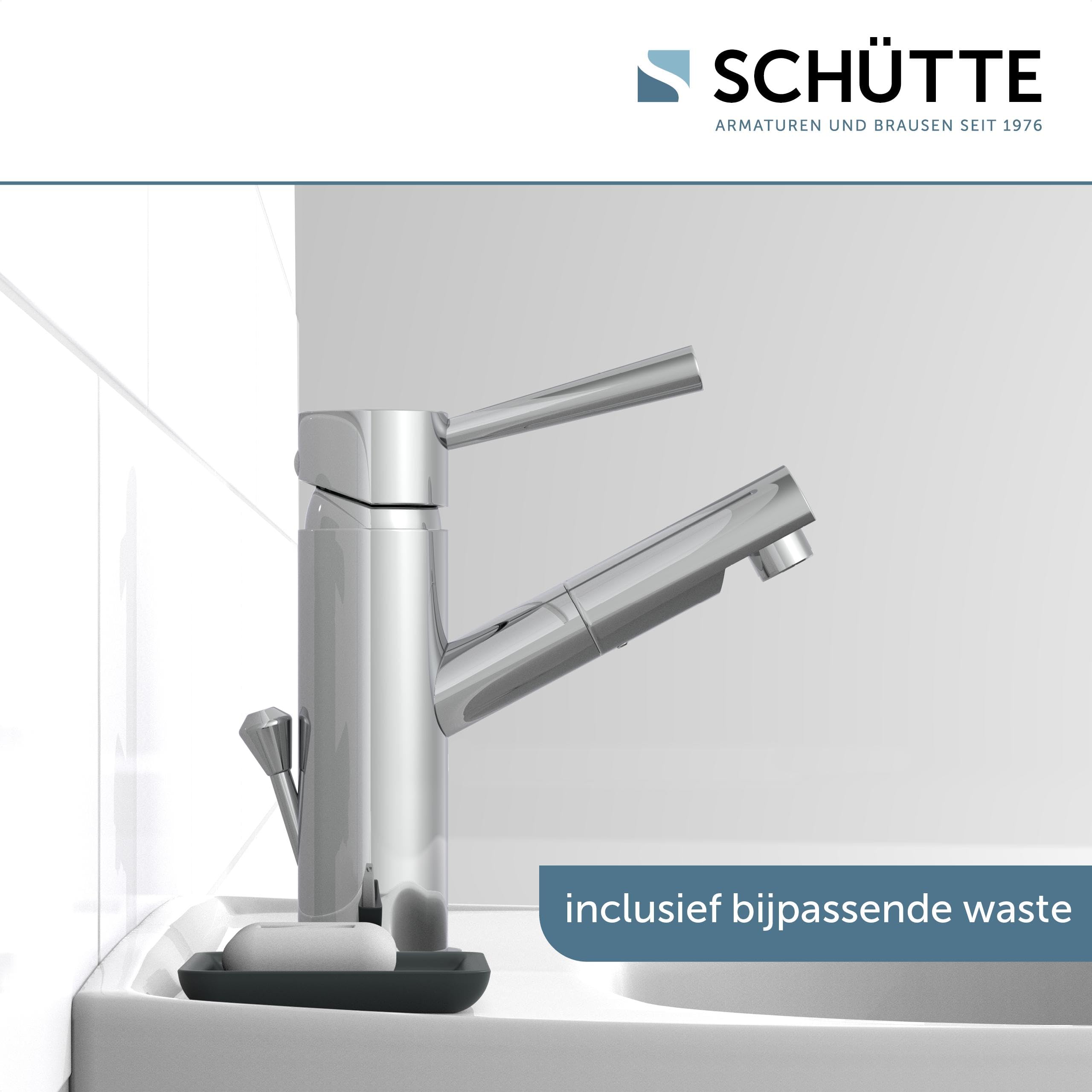 SCHÜTTE LONDON 79710 Waterkraan Voor De Badkamer, Wastafelarmatuur