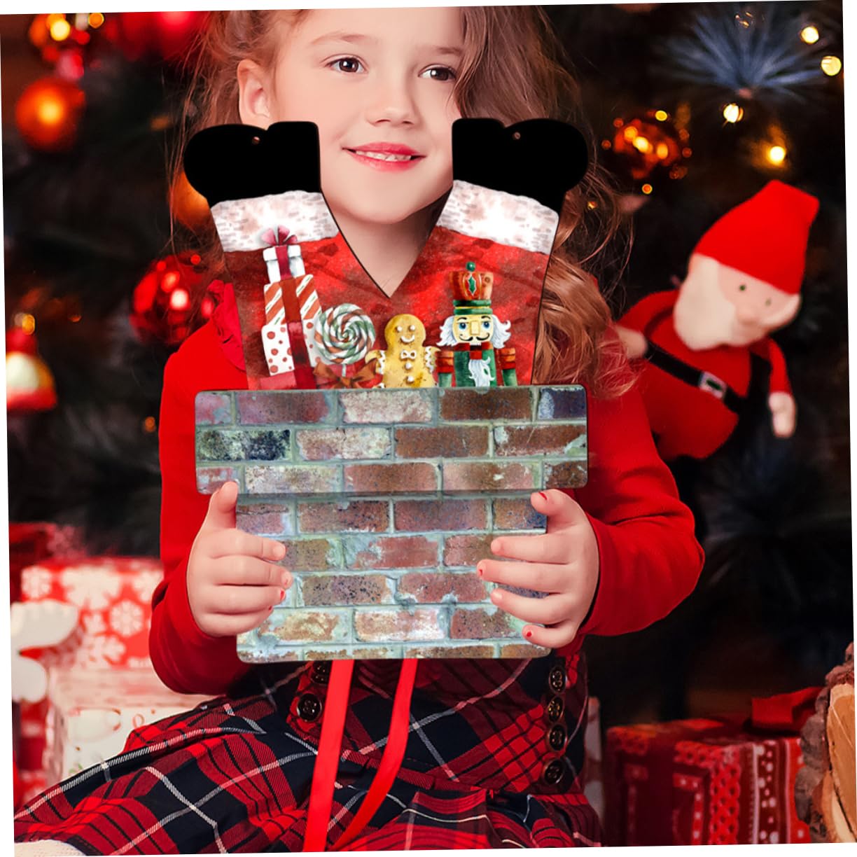 Alipis 5 Piezas De Letreros Colgantes De Chimenea De Navidad Letrero Colgante De Chimenea De Papá Noel Adorno Colgante De Navidad Decoraciones Navideñas Decoraciones De Papá Noel