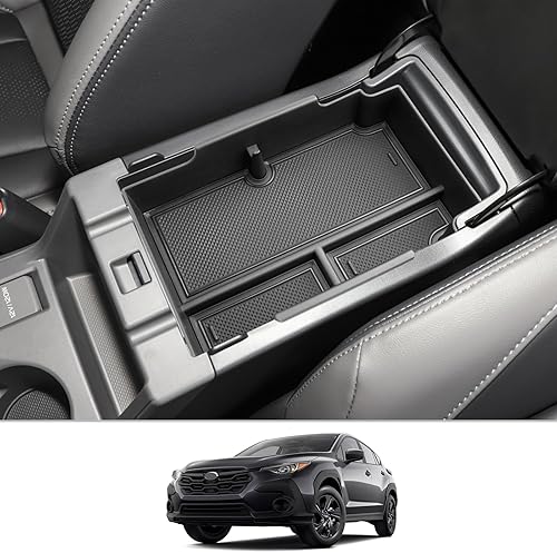 Miniatura 1 de CDEFG Bandeja organizadora para consola central Impreza Crosstrek 2024 para Subaru ImprezaCrosstrek 2024, organizador de consola central, bandeja de