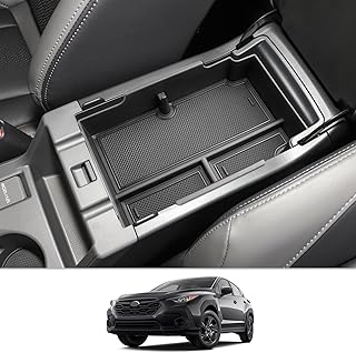 CDEFG for 2024 Impreza Crosstrek Center Console Organizer Tray for 2024 Subaru Impreza/Crosstrek Middle Console Organizer Armrest Tray Storage Box Trays 2024 Impreza/Crosstrek Accessories (1 Layer)