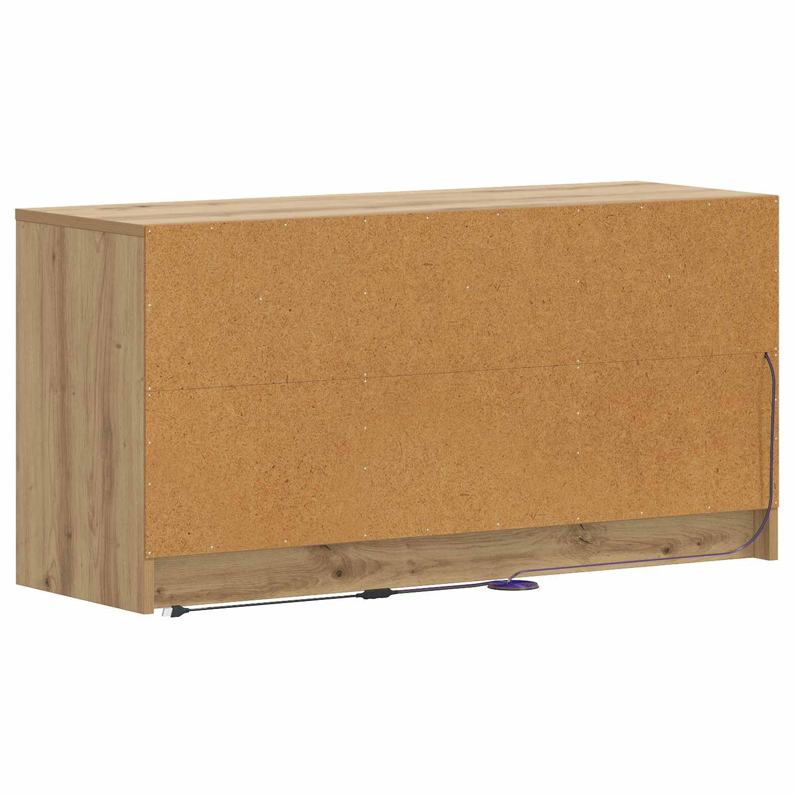 Stolik pod telewizor 100 x 34 x 50 cm dąb Artisan