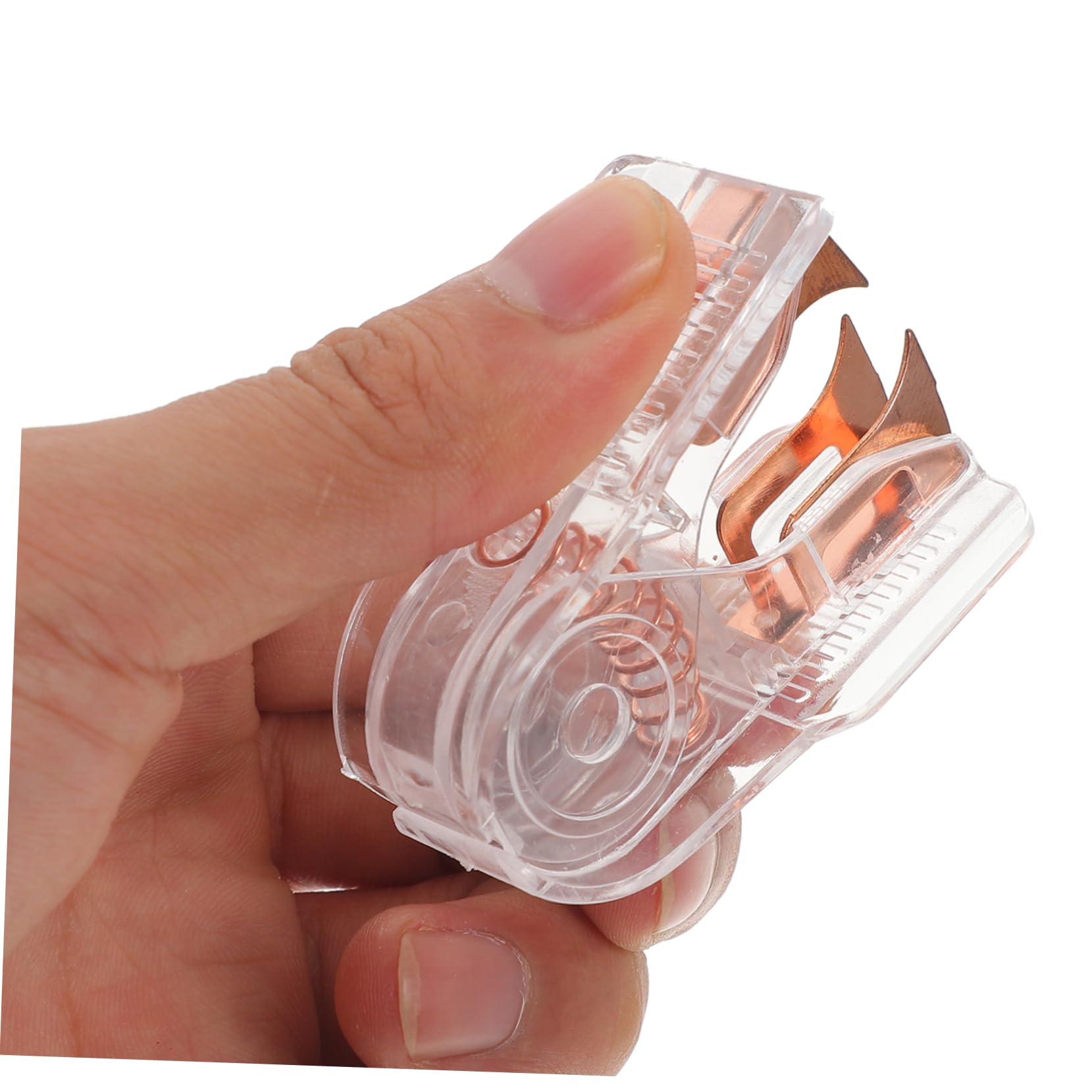 SHINEOFI 4sets Foratrici e Pinzatrice Trasparente Utensili Da Ufficio Eleganti Per Documenti e Raccoglitori Include Foratrici e Pinzatrice Per Presentazione Professionale