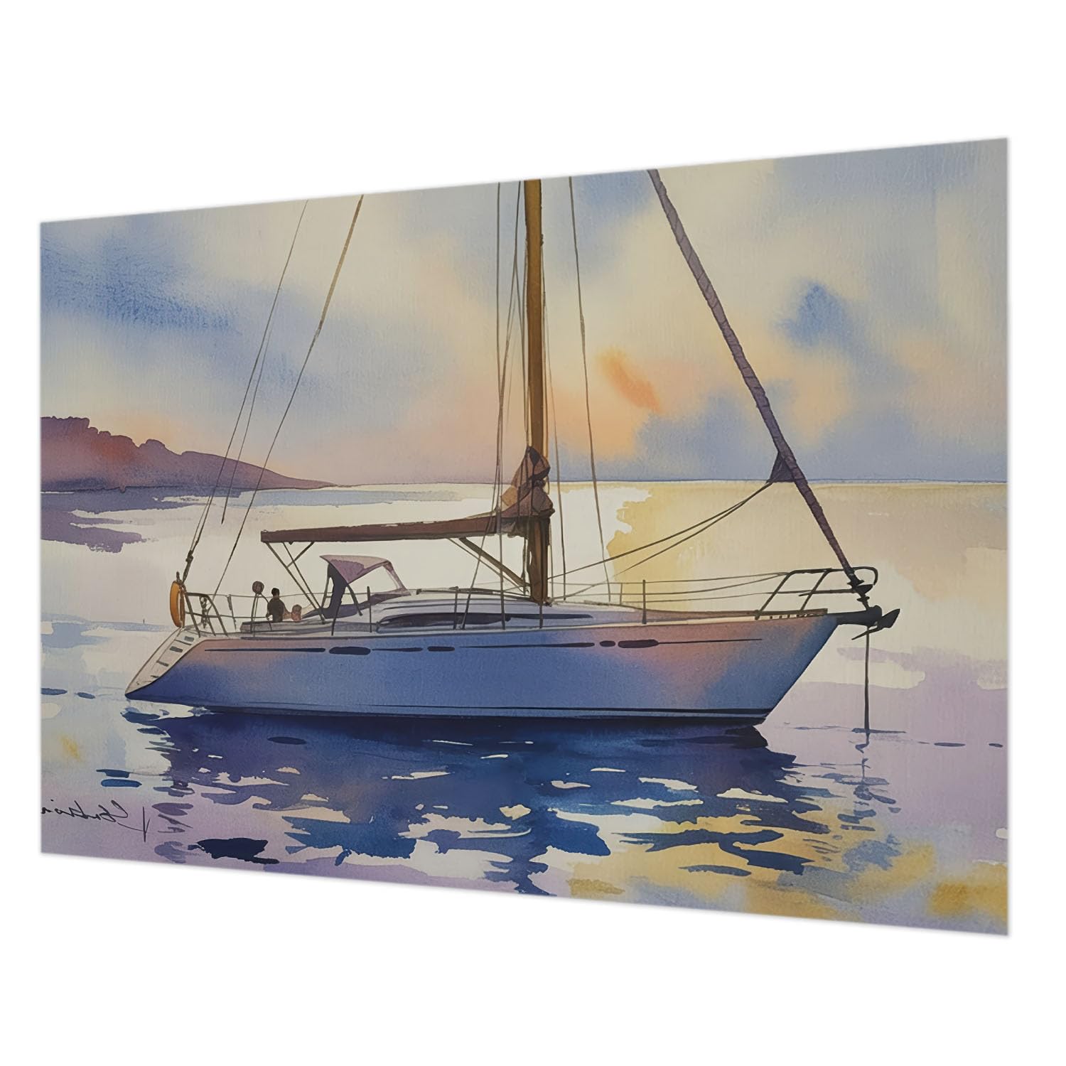 Décoration murale salon et chambre intissé 208x146 cm Tulup