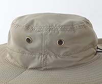 Vista 38 de Home Prefer Sombrero para sol para el aire libre con protección UV, secado rápido, unisex con solapa para proteger el cuello Gris cenizo