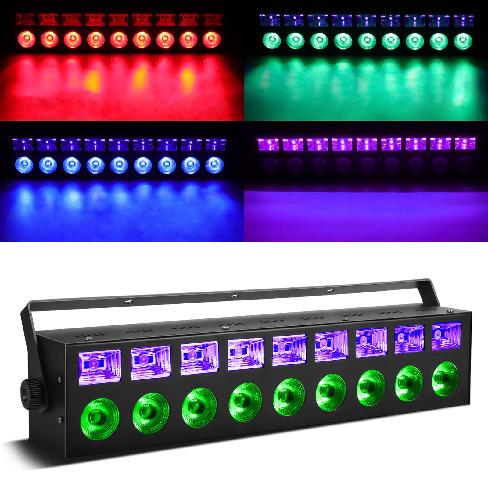 Luce da Parete a LED RGB, Barra di Luci a LED RGB, Dimmerazione Lineare 0-100% E Diverse modalità di Controllo, Lunga Durata E Facile Installazione, per Palcoscenici, Matrimoni E Sale