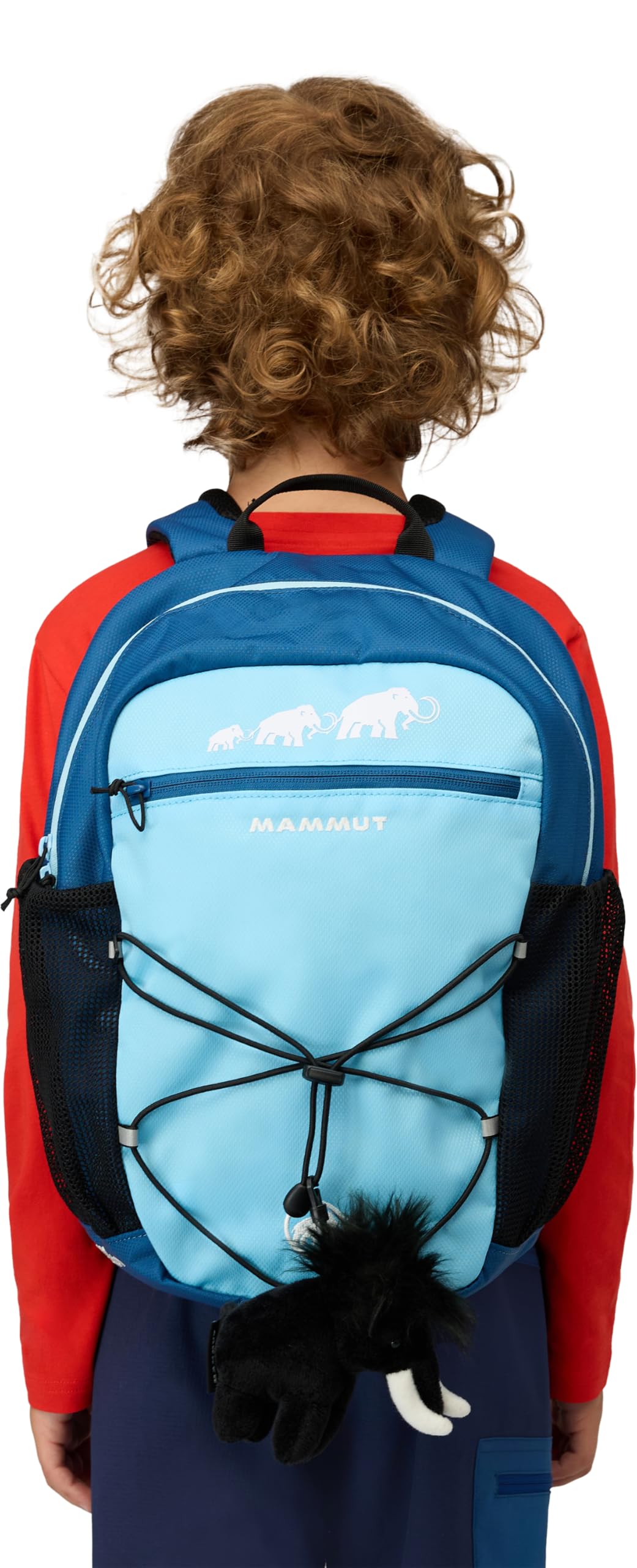 Mammut First Zip 8 – Plecak Dziecięcy Turystyczny dla Dziewczynek Chłopców 2-9 Lat | Pluszowy Towarzysz | 8 L, Cool Blue-deep Ice