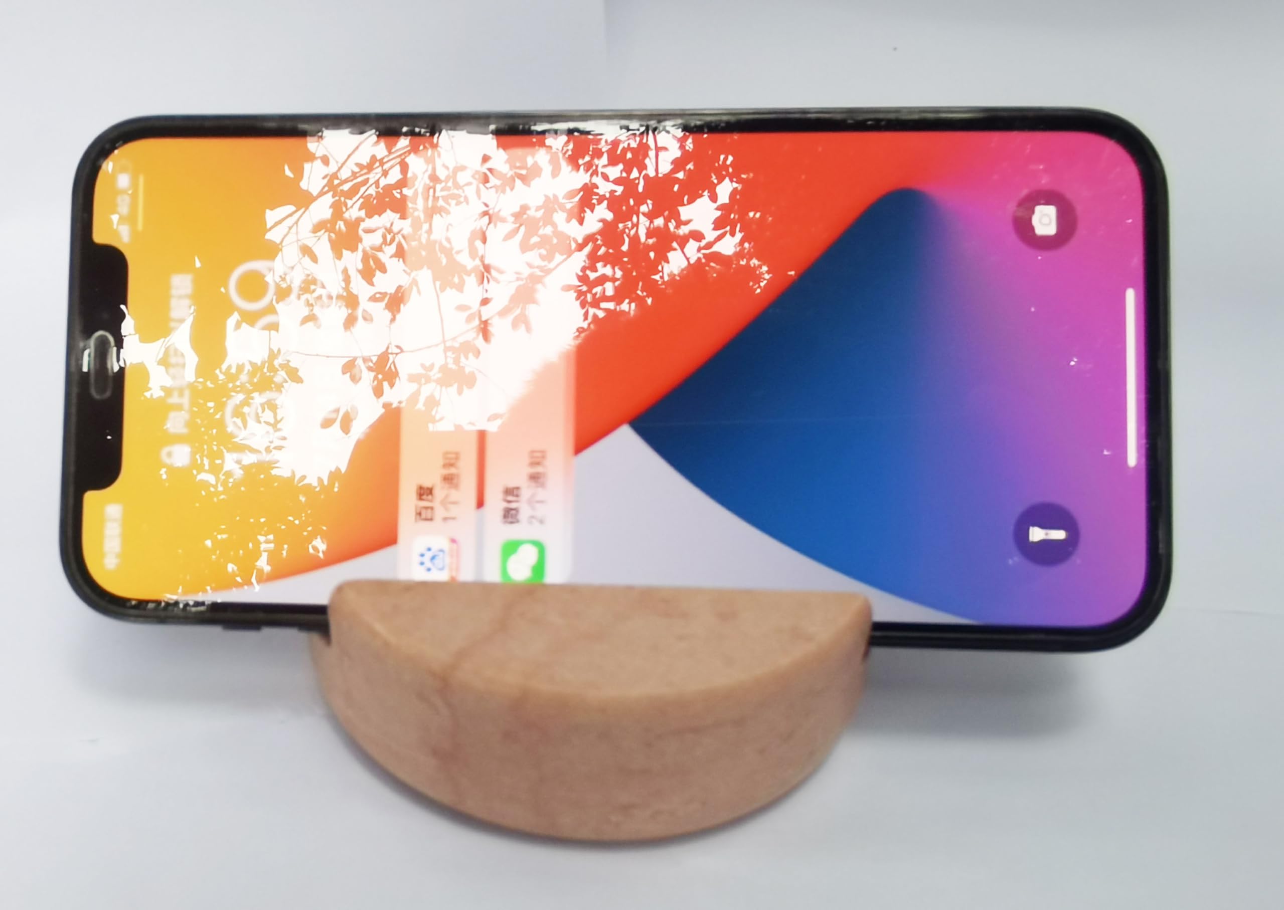 スマホ置き ピンク大理石　レア　おすすめ　かわいい　インテリア Amazon.co.jp: fashciaga 大理石 携帯電話スタンドホルダー 机の上の
