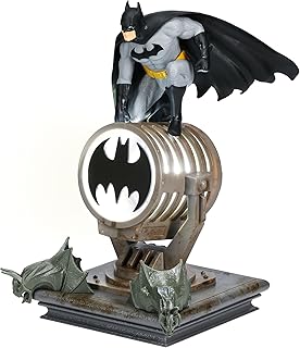 Paladone Batman Figurine Light - Officially Licensed DC Super Heroes Decor & Gift, Collectible Display Lamp Must Have for DC Comic Fans, USB Powered 27” LED Light