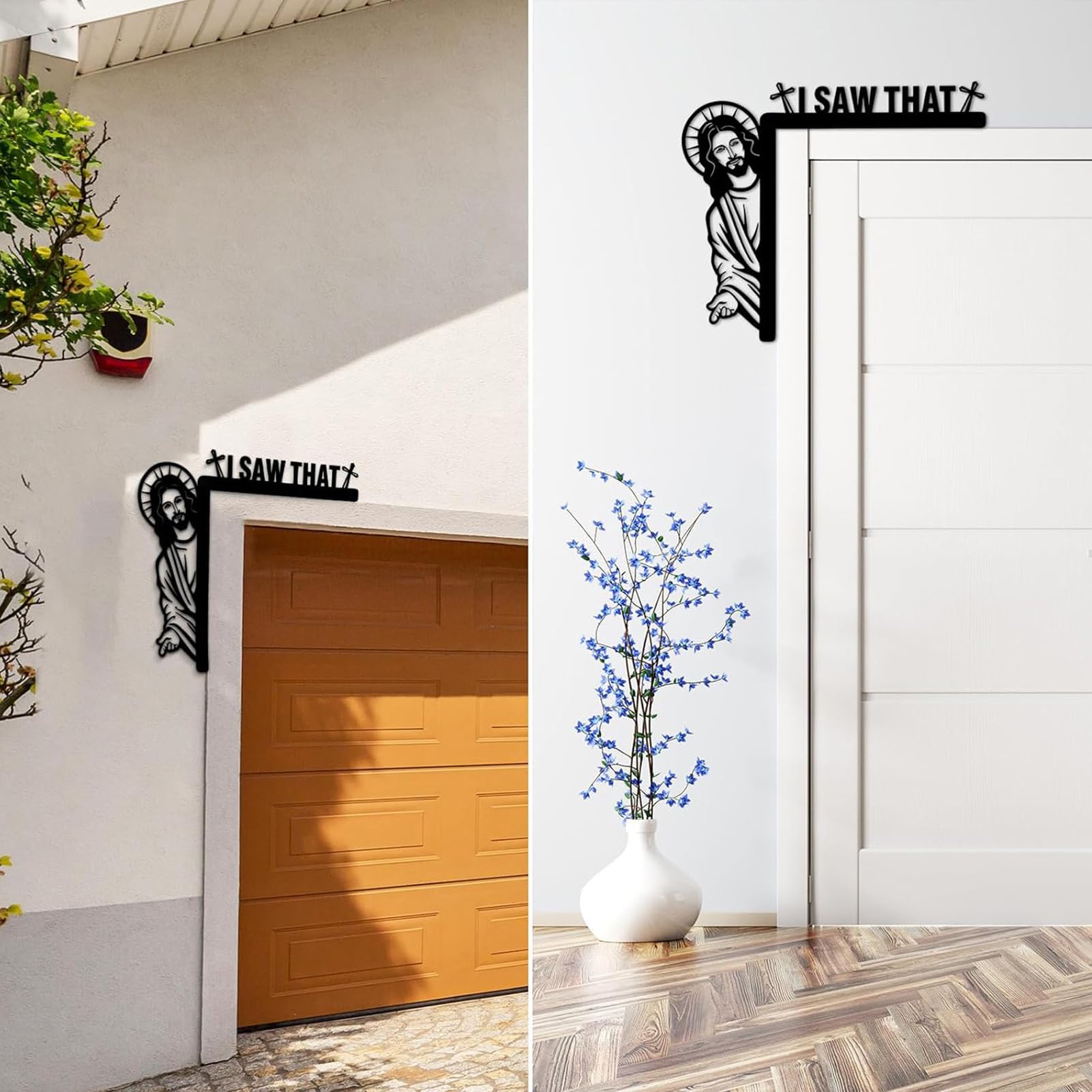 I Saw That Jesus - Decorazione per porta ad angolo, decorazione