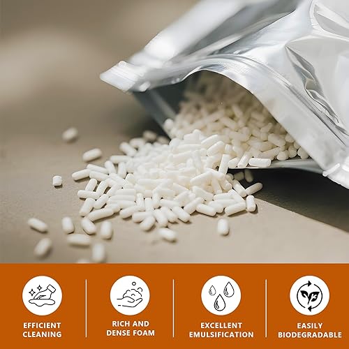 Miniatura 8 de Isetionato de cocoilo de sodio, polvo SCI de 8 onzas, burbujas increíbles, suave con la piel, polvo de isetionato de coco de sodio para hacer bombas