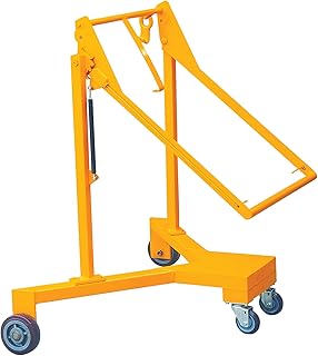 Vestil DM-550 Steel Drum Lifter/Palletizer 48 in. x 45-11/16 in. x 31-1/2 in. 550 Lb. Capacity Yellow