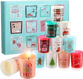 12 Pcs Candle Advent Calendar 2025