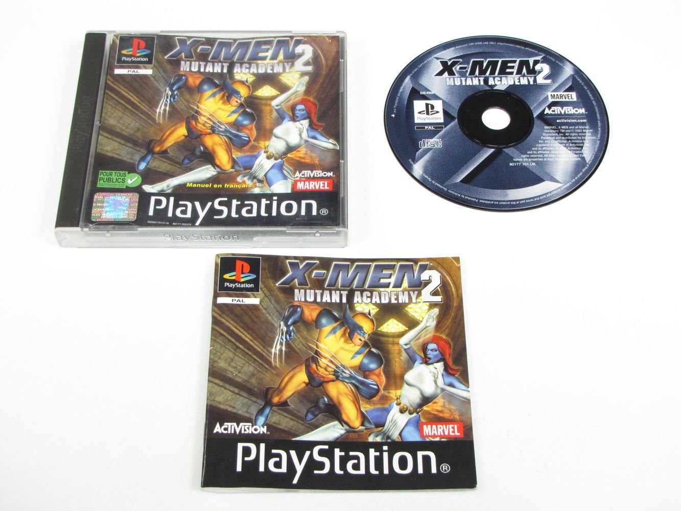 PLAY STATION PS1 Psx X-Men Mutant Academy 2 Buen Estado Pal España EUR