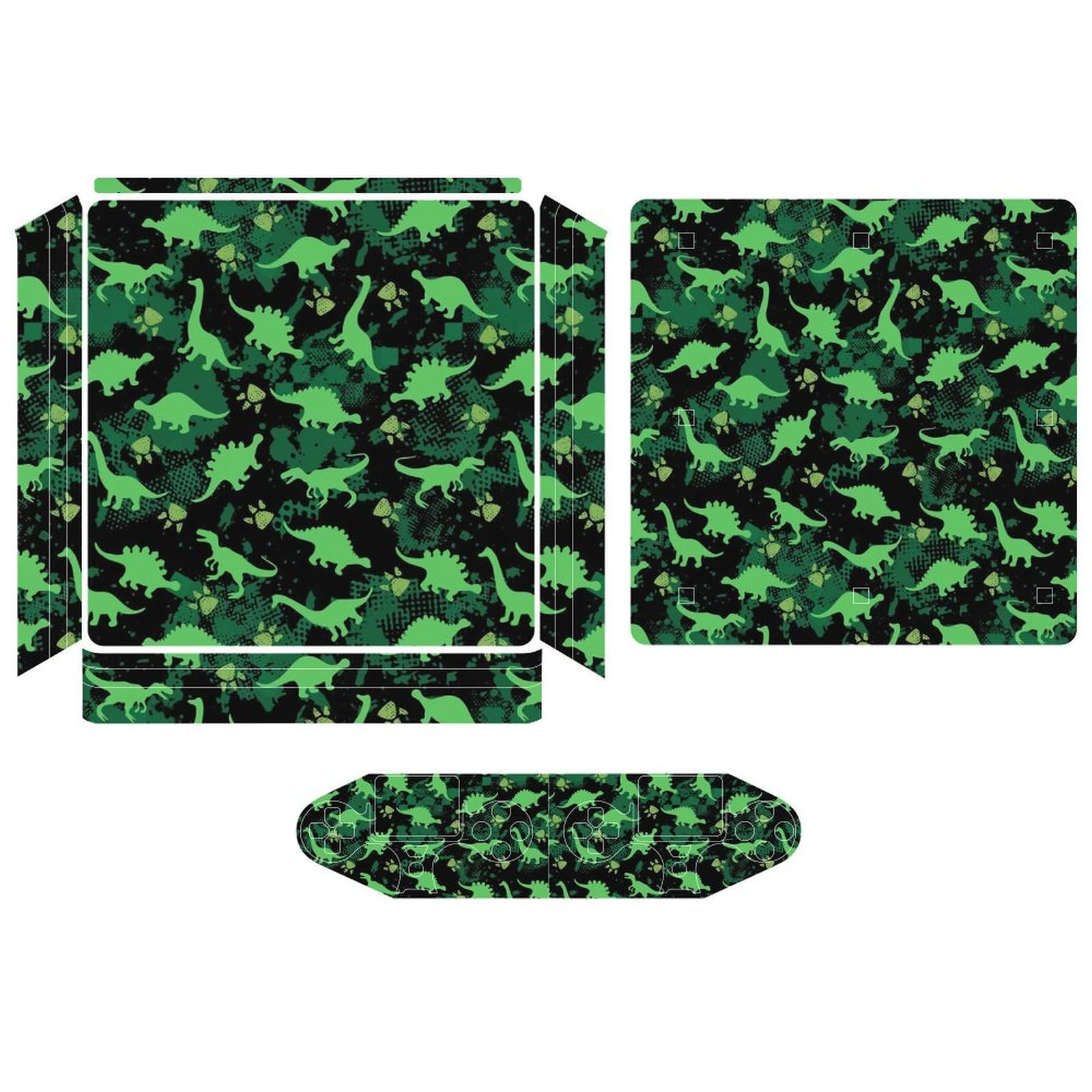 Amazon.co.jp: PS4専用 スキンシール PlayStation 4 スキンシール 緑  