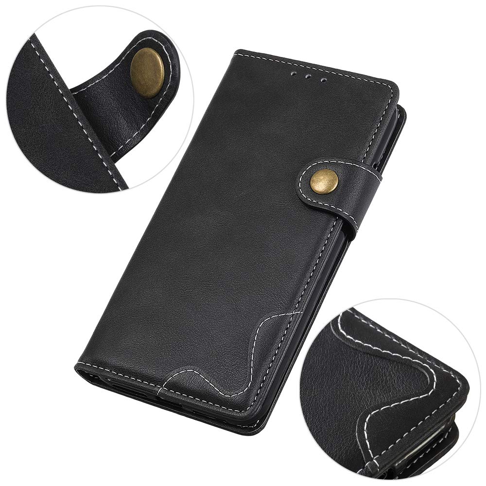 SHIEID Custodia per Google Pixel 8 Portafoglio Flip fibra di carbonio Cover con Supporto Stand ed Carta Fessura ed Cover di Pelle Cover per Google Pixel 8-Marrone