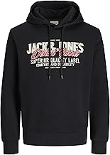 JACK & JONES Jjelogo 2 Neck 25/26 Noos Jjelogo Noos 2-Collar Hoodie, 25/26 Men's (Pack of 1)