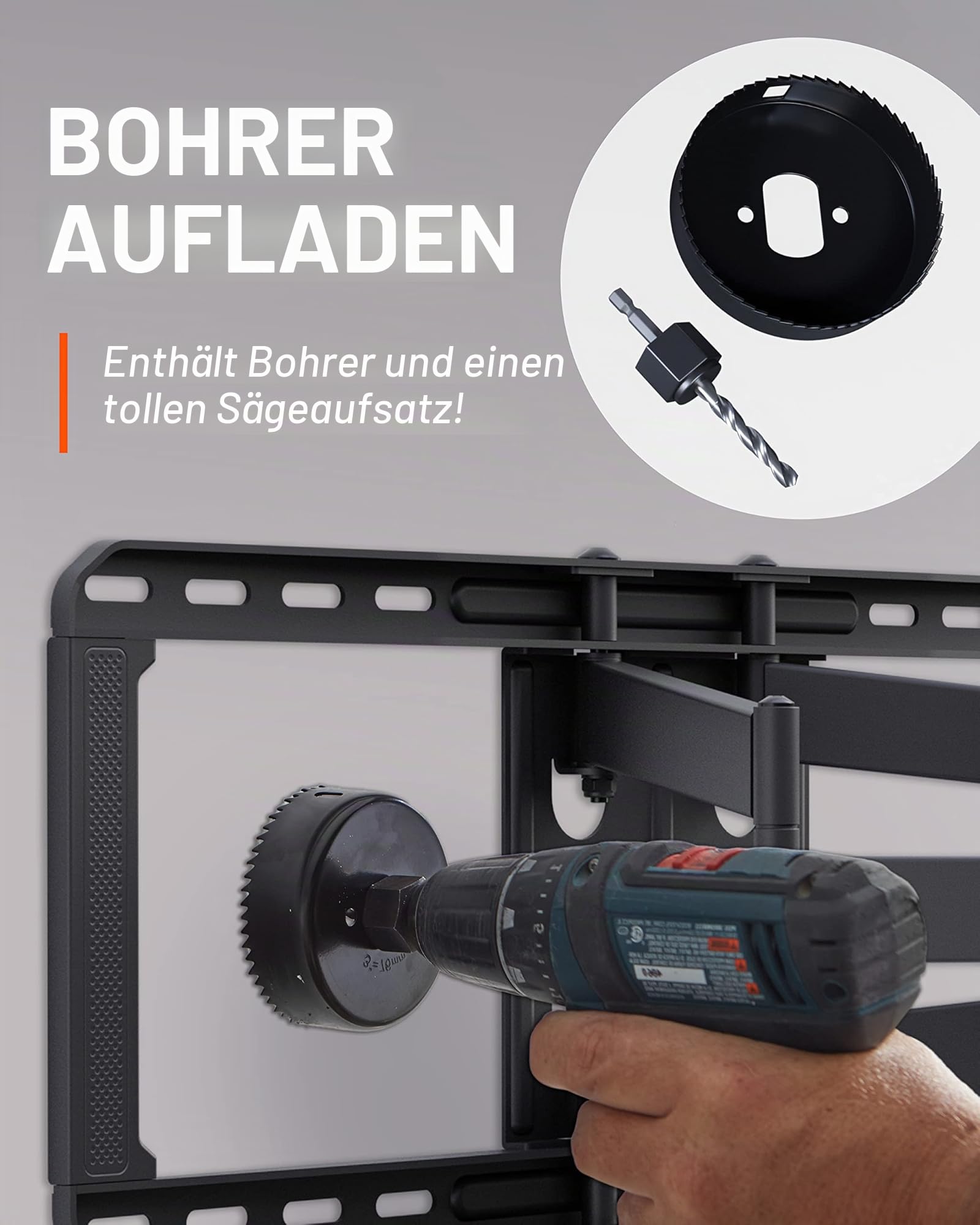 Echogear Kabel-Abdeckung für Wandfernseher - Wand-Kabeltüllen-Kit CMIWG