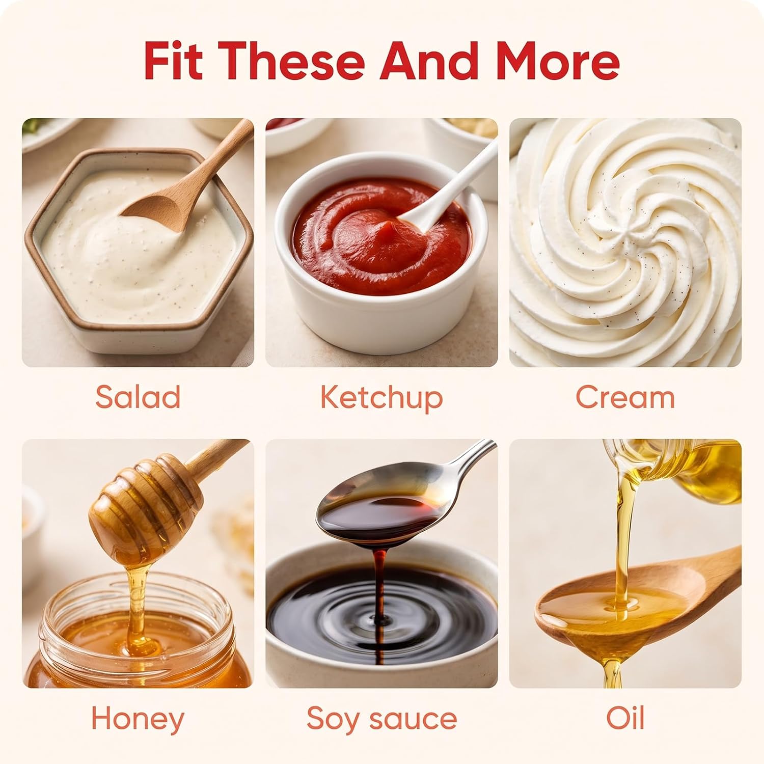 3 PCS 7.8 oz Squirt Bottles for Sauces Plastic Condiment Squeeze Bottles with Leak-Proof Cap and Scale Line Semi-Transparent Kitchen Squeeze Bottle for Ketchup Mustard Oil Salad