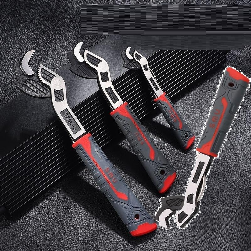 Miniatura 7 de Llave de tubo multifuncional de grado industrial, de autobloqueo, tubo de agarre de potencia rápida, ajustable de 6 pulgadas, 8 pulgadas, 10