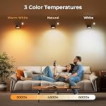 FULEN RGB Wall Lights Set of Two,18 Colors LED Wall Sconces with 3200mAh Rechargeable Battery,Brightness Dimmable Touch and Remote Control,Cordless Wall Mounted Lamp Light for Picture Bedside Bedroom